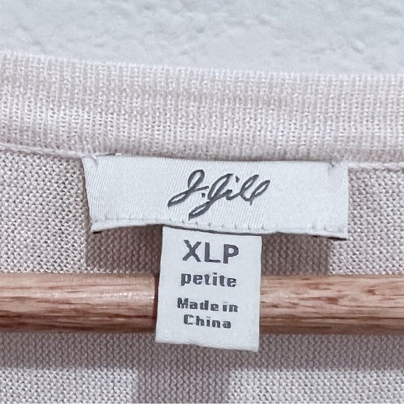 J Jill Silk Blend V Neck Tunic Blouse Size XLP - Picture 5 of 10